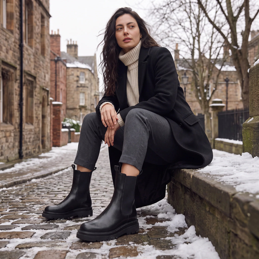 TREADMERE Elevate Chelsea Boots – Women's Chunky Platform